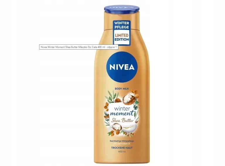 BALSAM DO CIALA NIVEA WINTER MOMENTT WITH SHEA BUTTER 400ML