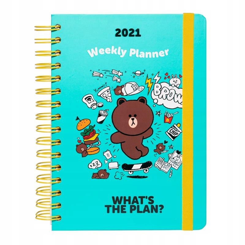 Line Friends - Kalendarz / Planner 2021 r A5