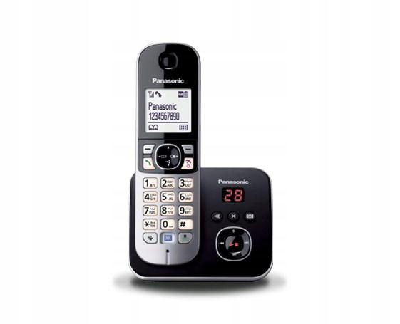 Telefon bezprzewodowy Panasonic KX-TG 6821PDB Czarny