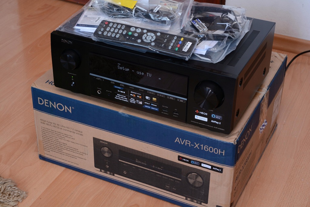 Купить Ресивер для домашнего кинотеатра Denon AVR-X1600H 7.2: отзывы, фото, характеристики в интерне-магазине Aredi.ru