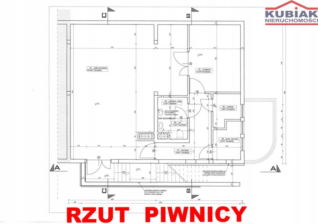 Komercyjne, Pruszków, Pruszkowski (pow.), 167 m²