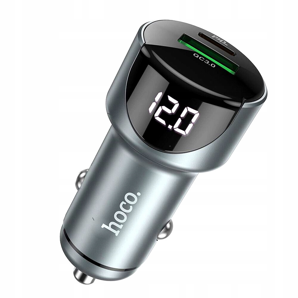 HOCO Ładowarka samochodowa Z42 20W PD USB-C+USB3.0