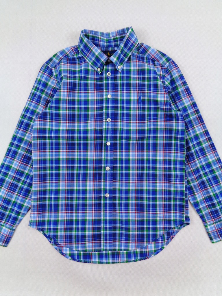 Ralph Lauren koszula w kolorową kratę Jak Nowa 140