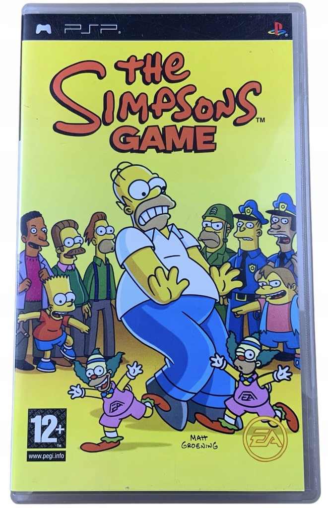 THE SIMPSONS GAME płyta ideał komplet PSP