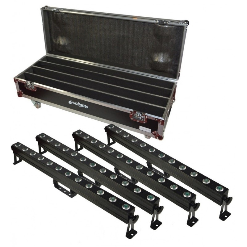 EVOLIGHTS BAR PIX 128 RGBW IR 12 X 8W PIXEL ZESTAW