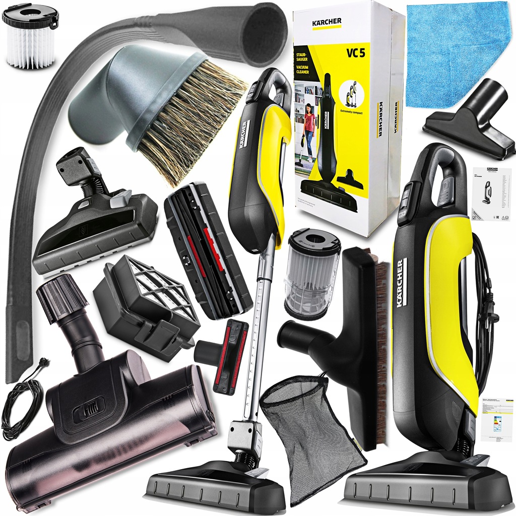 KARCHER VC5 ODKURZACZ PIONOWY BEZWORKOWY A+ WOOD 6900119514