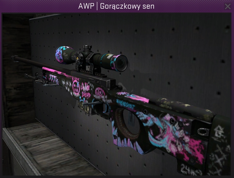 AWP GORĄCZKOWY SEN FEVER DREAM CS GO skin