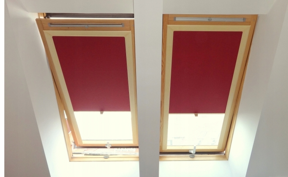 Rolety do okien dachowych Velux , prowadnice sosna 8133501596