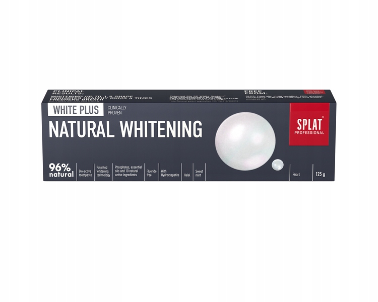 Pasta Splat White Plus BIO Professional 125 ml - pasta wybielająca DATA !