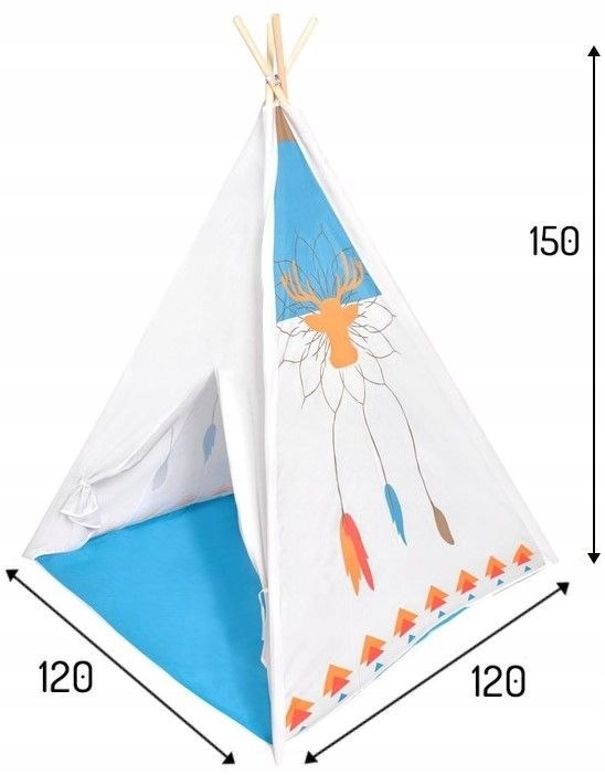 Namiot TIPI wigwam domek dla dzieci ECOTOYS