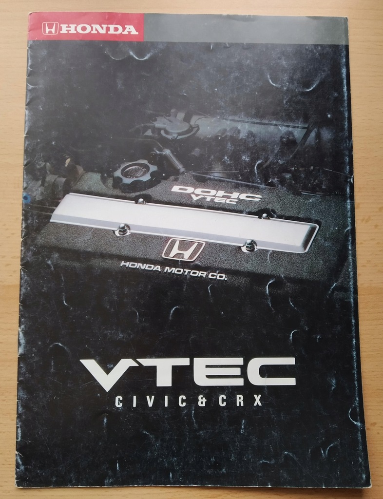 Prospekt VTEC Honda Civic, CRX 1.6i-VT 1991 DOHC