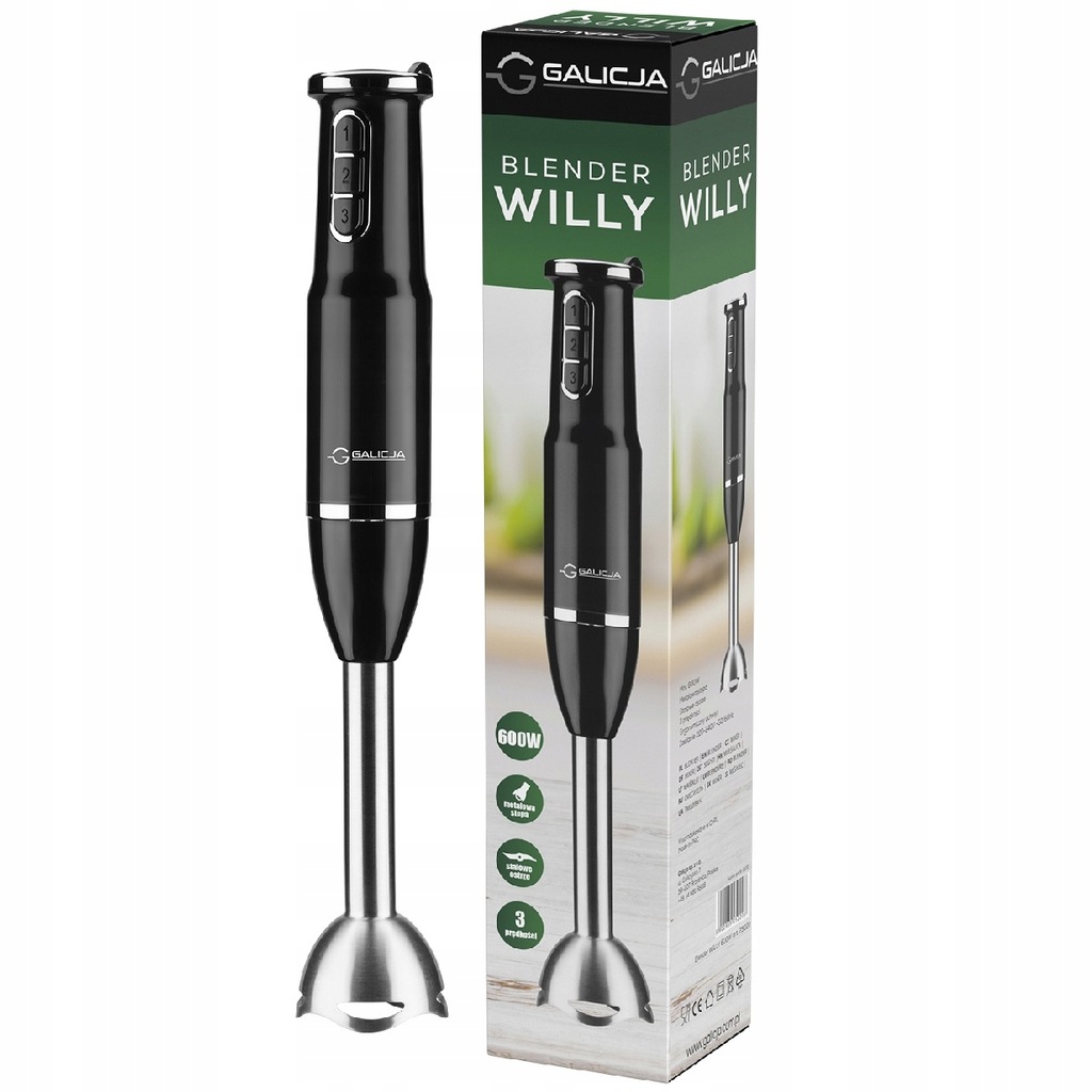 GALICJA 25220 WILLY BLENDER MIKSER RĘCZNY 600W