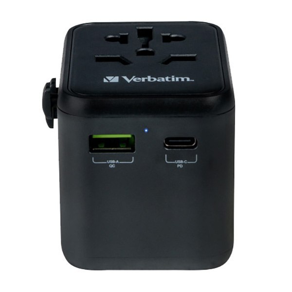Adapter podróżny World-to-World Verbatim UTA-02 Verbatim, USB-A, USB-C, cza