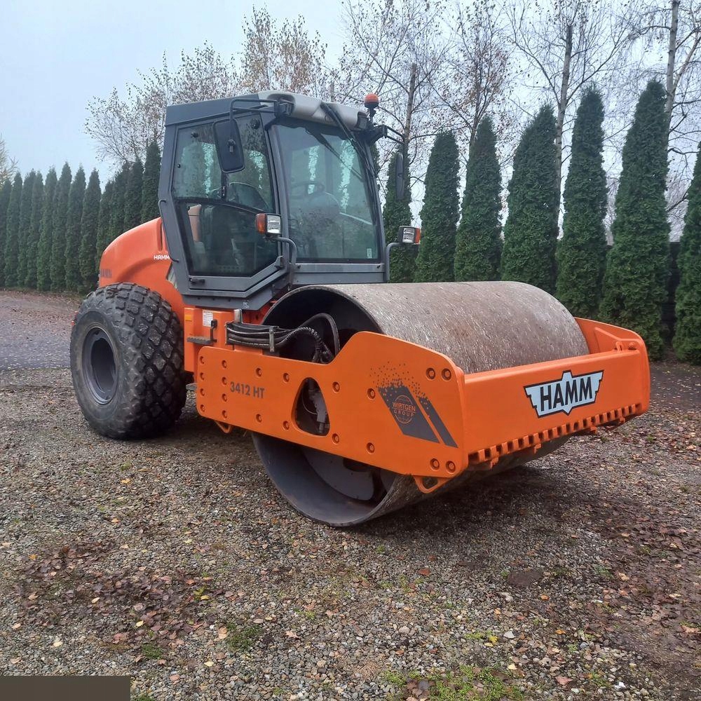 Wlec HAMM HAMMtronic 3412HT 2010r Guma Stal 13 ton