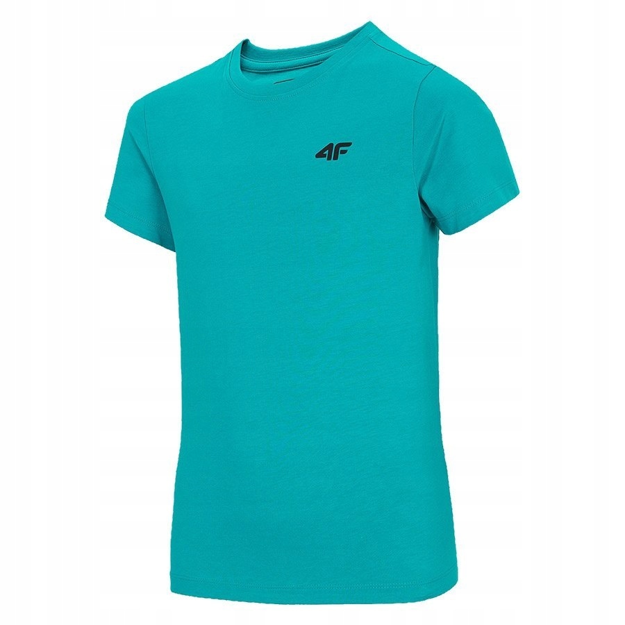 T-shirt 4F HJL21-JTSM001 35S niebieski 164 cm