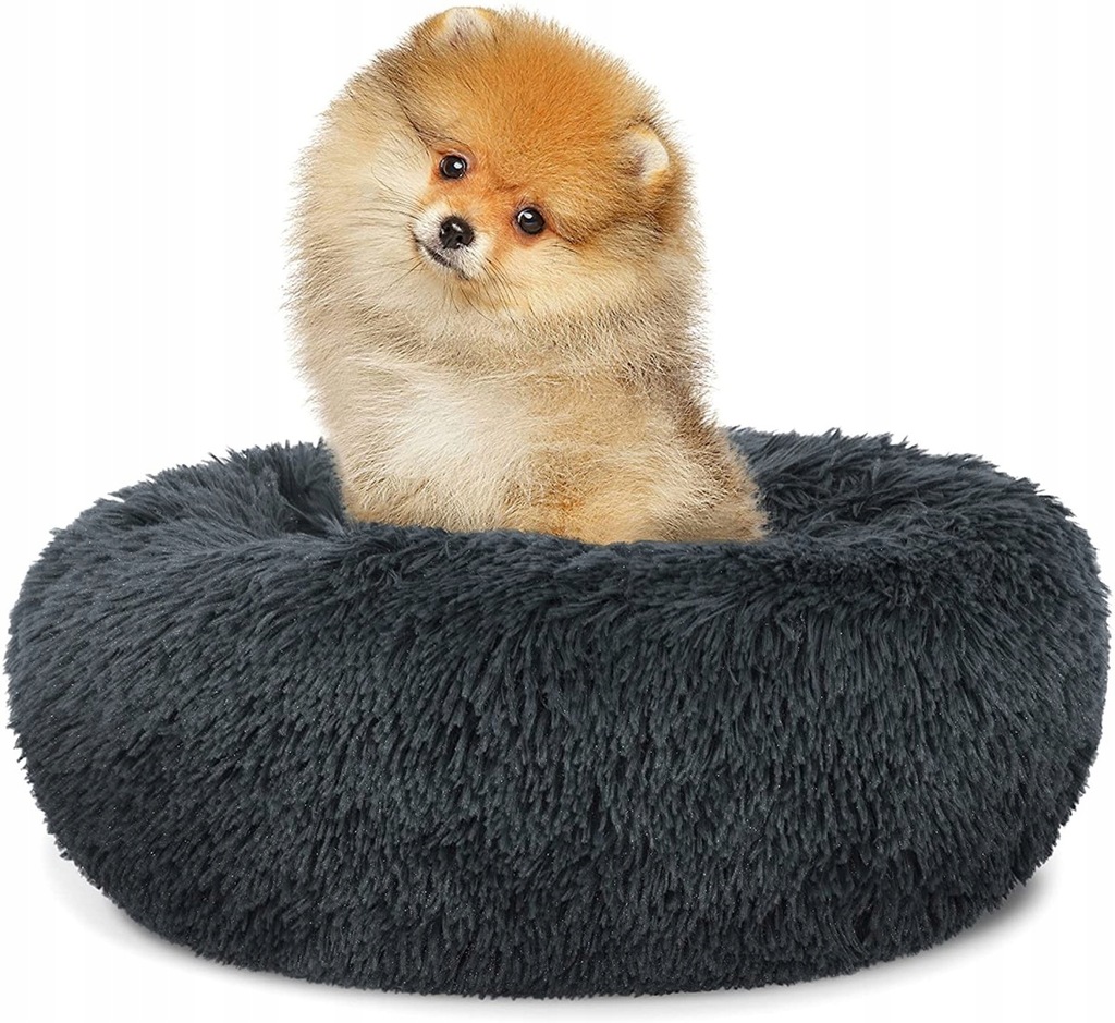 Legowisko pluszowe uniwersalne dla Psa Kota S 40cmciemnoszare