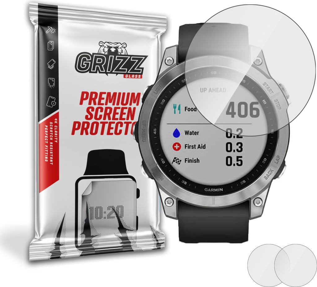 Szkło hybrydowe GrizzGlass HybridGlass Garmin Fenix 7