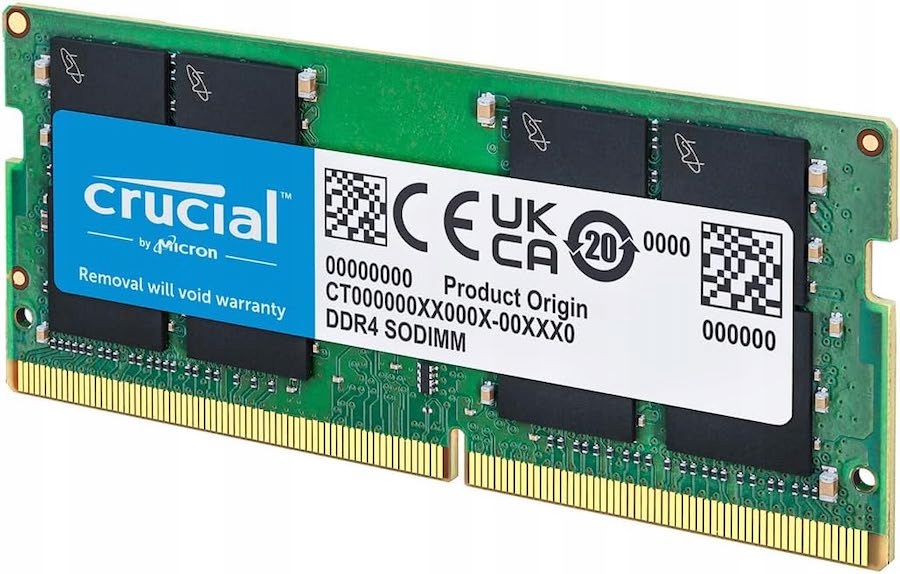 Pamięć RAM Crucial Micron 8GB DDR4 SO-DIMM 3200 MHz 2933/2666 do Laptopa