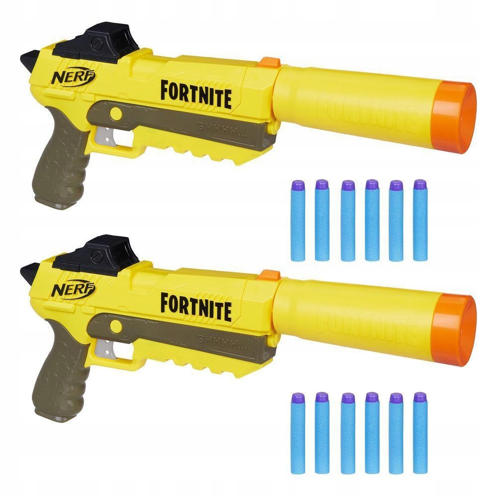 NERF FORTNITE AR-L & SP-L 2点セット Hasbro Nerf Fortnite Sneaky Springer E6717 wyrzutnia