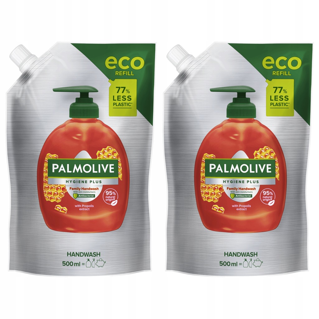 Palmolive Hygiene-Plus Propolis Kuchnia mydło w płynie ZAPAS 2x 500ml