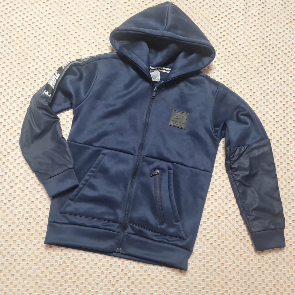 NIKE gruba bluza z kapturem 11/12 lat