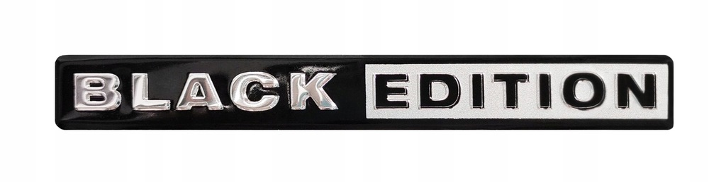 Naklejka Emblemat 3D Na Samochód BLACK EDITION