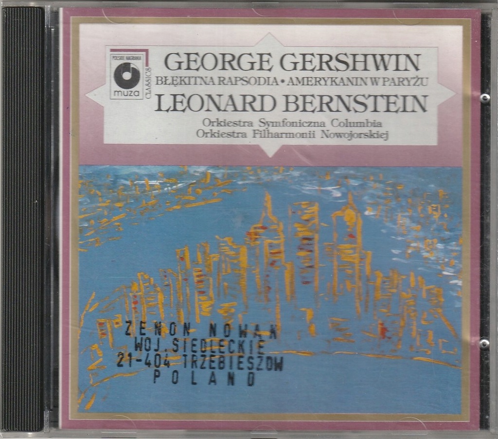 Gershwin Bernstein Błękitna Rapsodia Amerykanin CD 11086848856