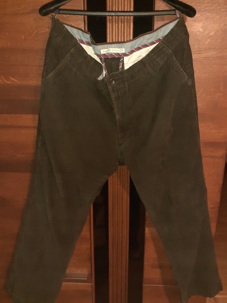 Spodnie sztruksowe M&S 40/29 48 dżinsy