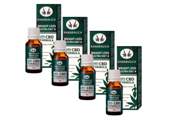 Kanabialica drops 20 ml | Weight control | SET 4x20ml