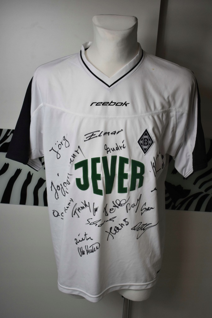 Borussia Mönchengladbach 2002 2003 reebok autograf