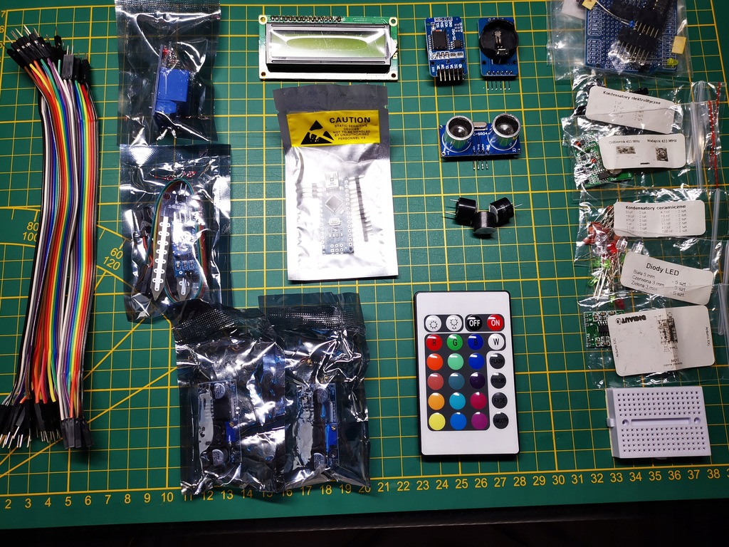 Arduino nano + zestaw czujników oraz elementów
