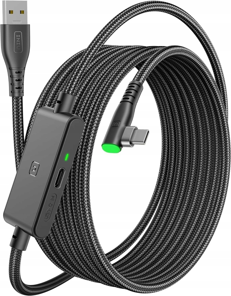 Kabel INIU z portem ładowania 5m kompatybilny z Oculus Meta Quest