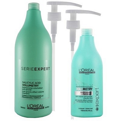 LOREAL VOLUMETRY SZAMPON 1500ml+ODŻYWKA 750ml