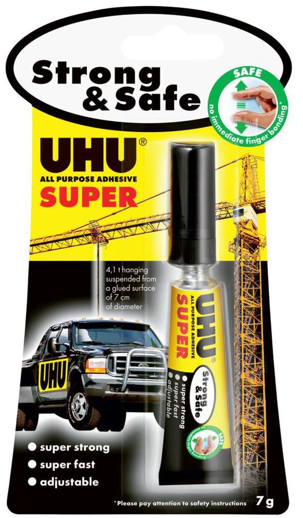 Klej Super Strong & Safe Blister UHU 7g
