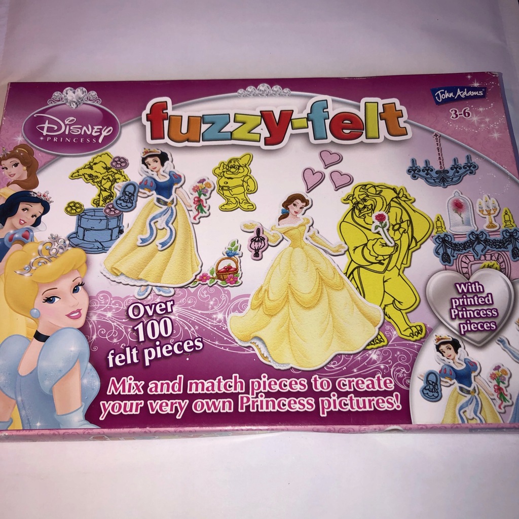 Zestaw kreatywny PRINCESS FUZZY FELT komplet