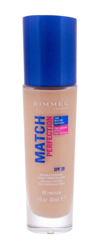 Rimmel London 90 Porcelain SPF20 Match Perfection Podkład 30ml (W) (P2)