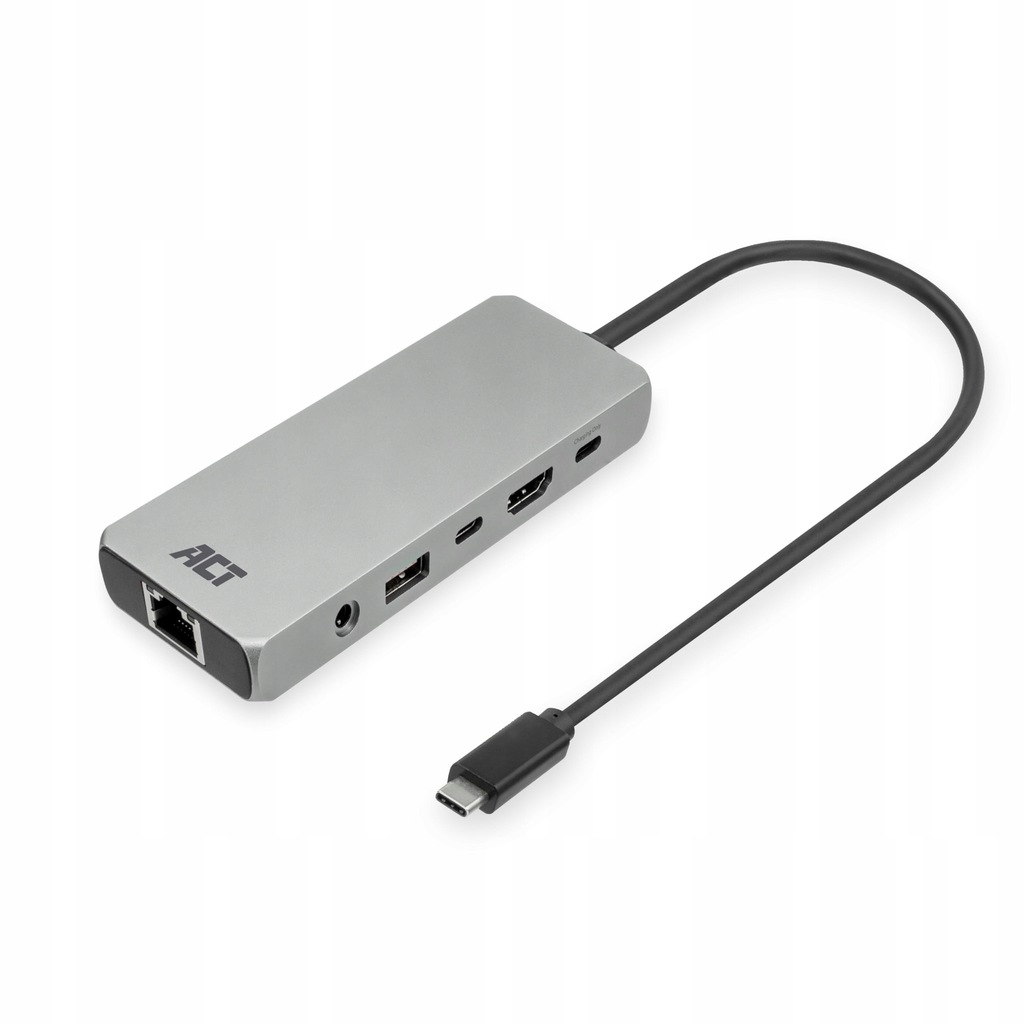 Act Stacja dokująca Usb C 6 w 1 z obudową