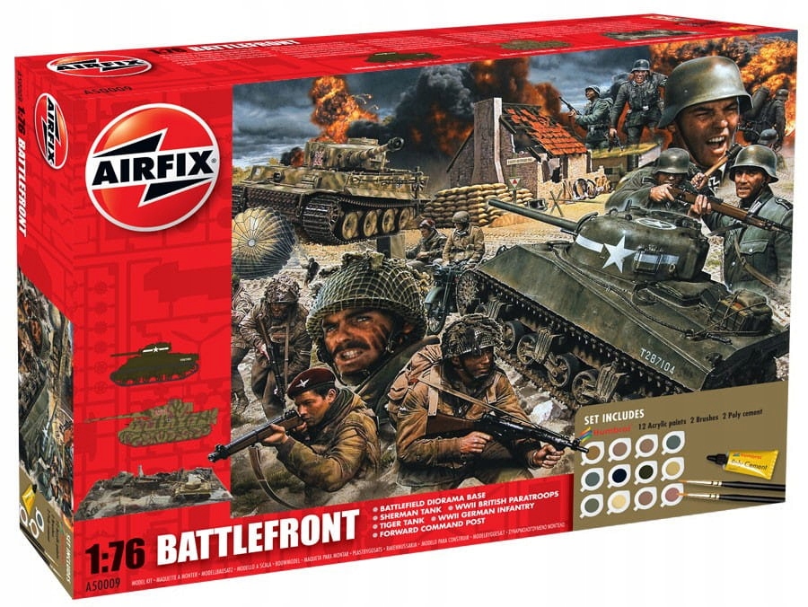 Купить Диорама Танки D-Day Battlefront краски клей Airfix: отзывы, фото, характеристики в интерне-магазине Aredi.ru