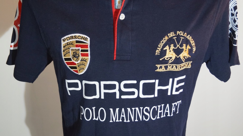 Koszulka polowka PORSCHE LA MARTINA xl MANNSCHAFT 7831178295 oficjalne archiwum Allegro