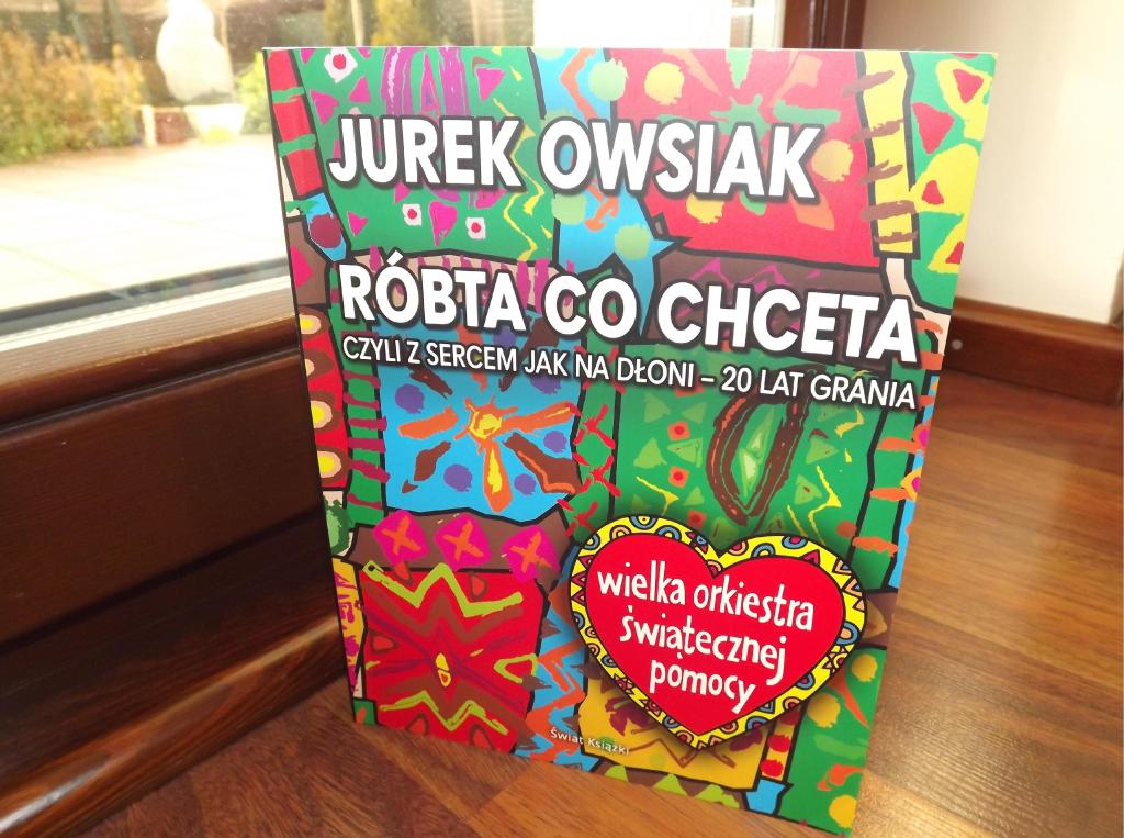 Książka z oryginalnym autografem Jurka Owsiaka