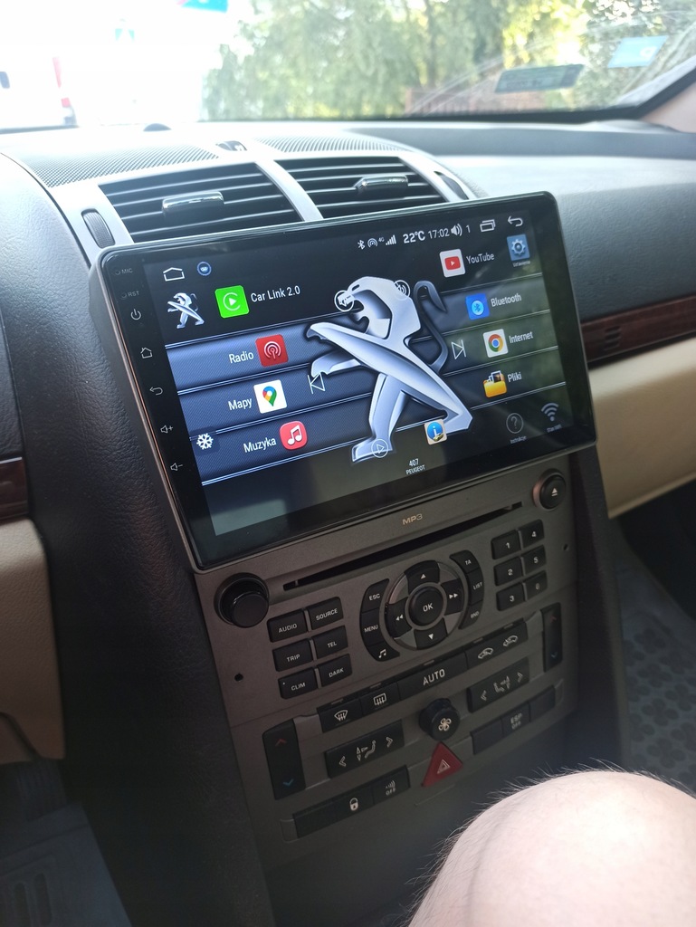 Radio Android Peugeot 407 - 12628476050 - oficjalne archiwum Allegro