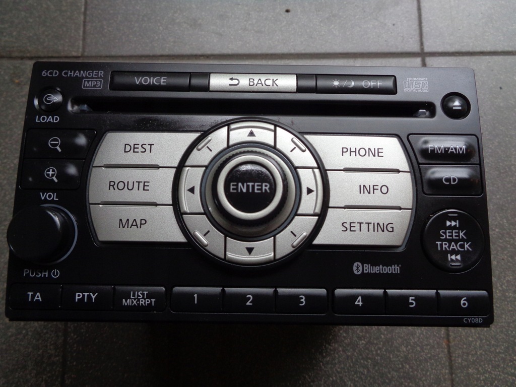 RADIO CD NISSAN XTRAIL T31 28185JG41A 13094865859 oficjalne