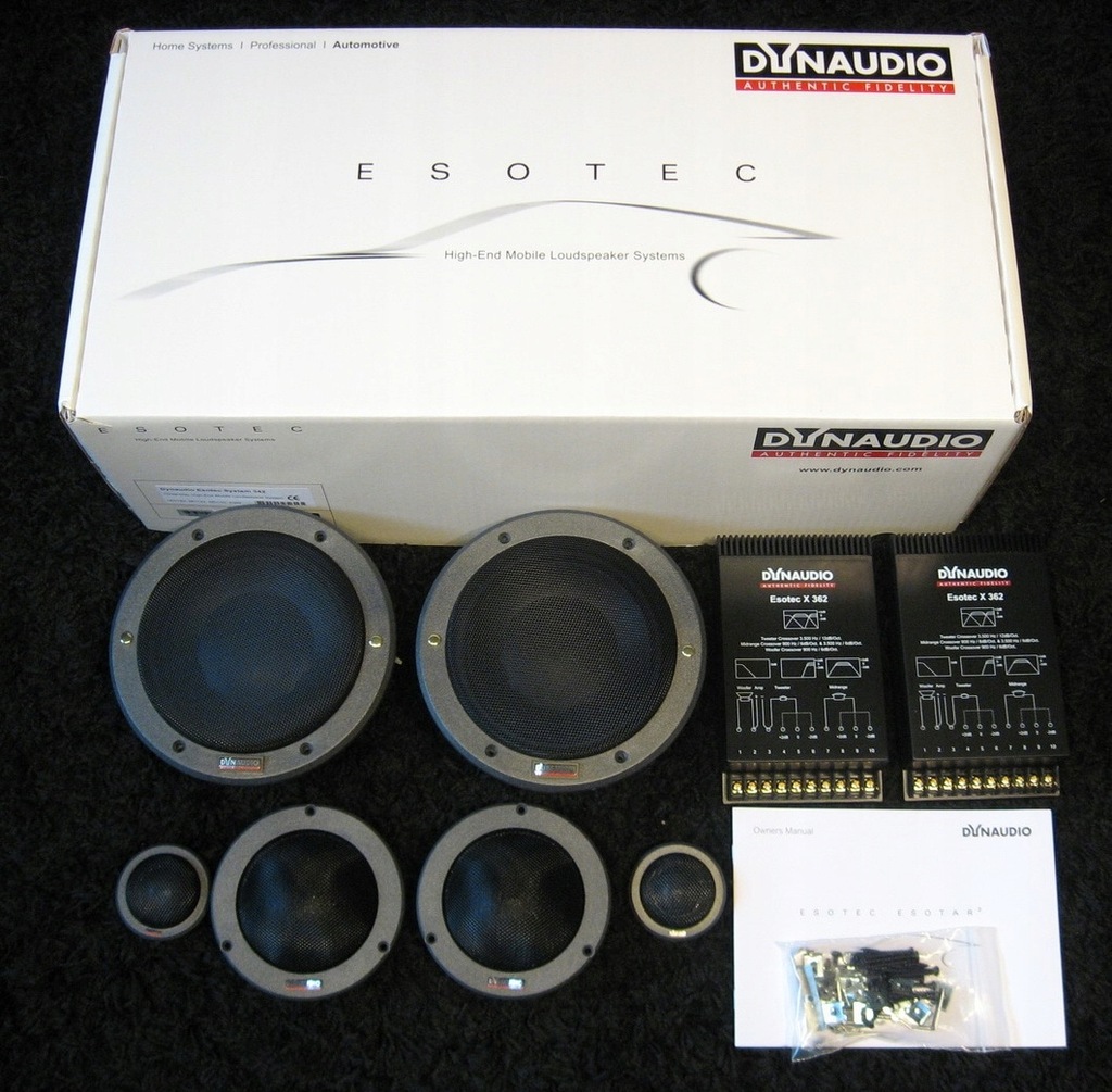 DYNAUDIO ESOTEC 342 3-DROŻNY DŹWIĘK HI-END W AUCIE 7482190325