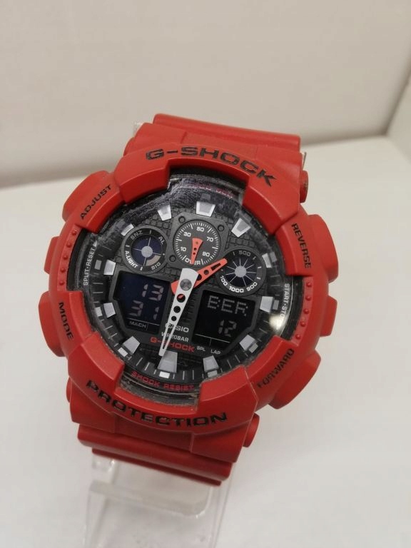 ZEGAREK CASIO G-SHOCK 5081 GA-100B CZERWONY