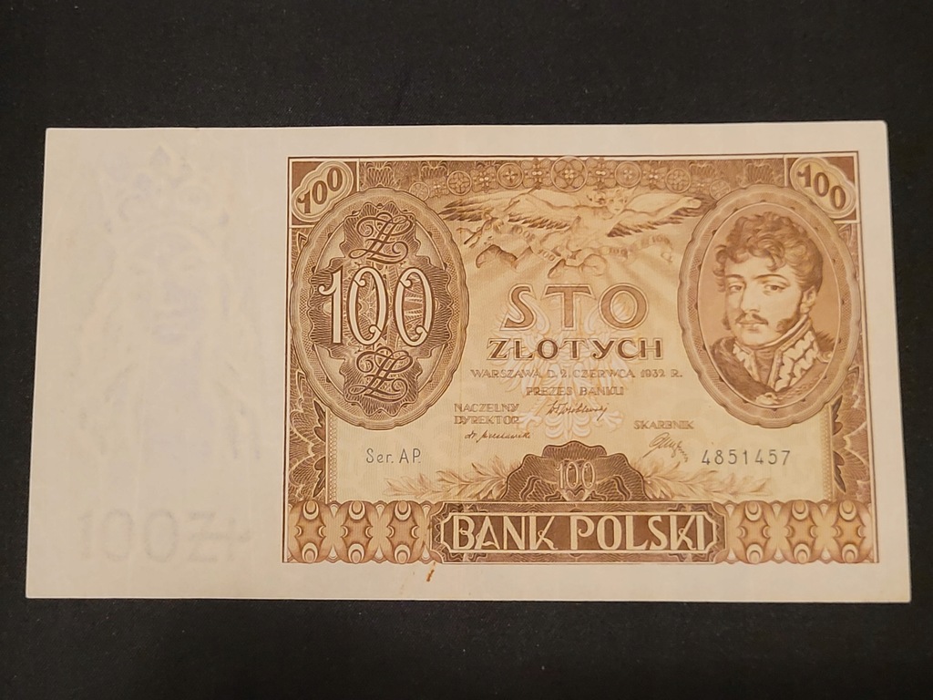 100 złotych 1932 Bardzo ładny STAN