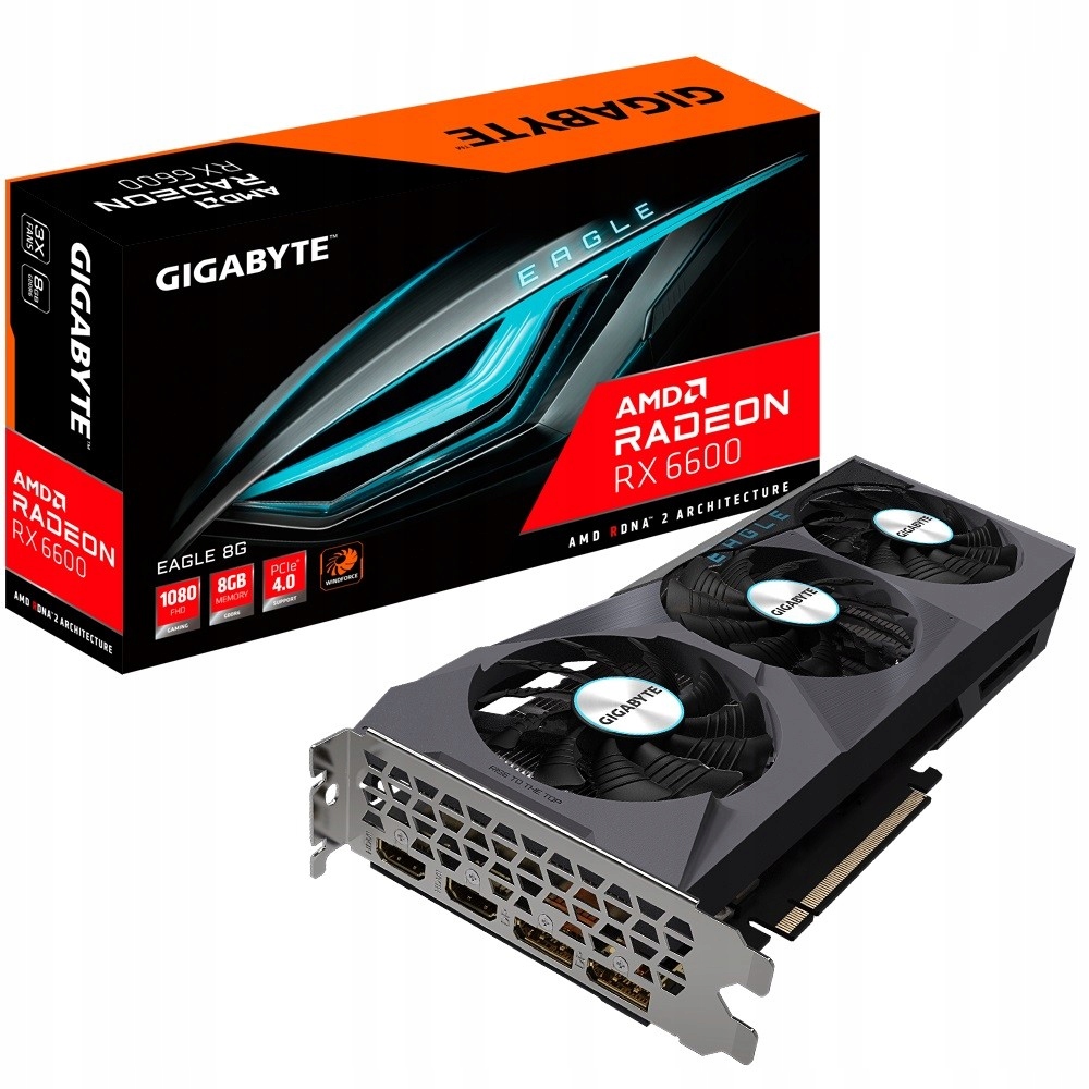 Karta graficzna Radeon RX 6600 EAGLE 8GB GDDR6