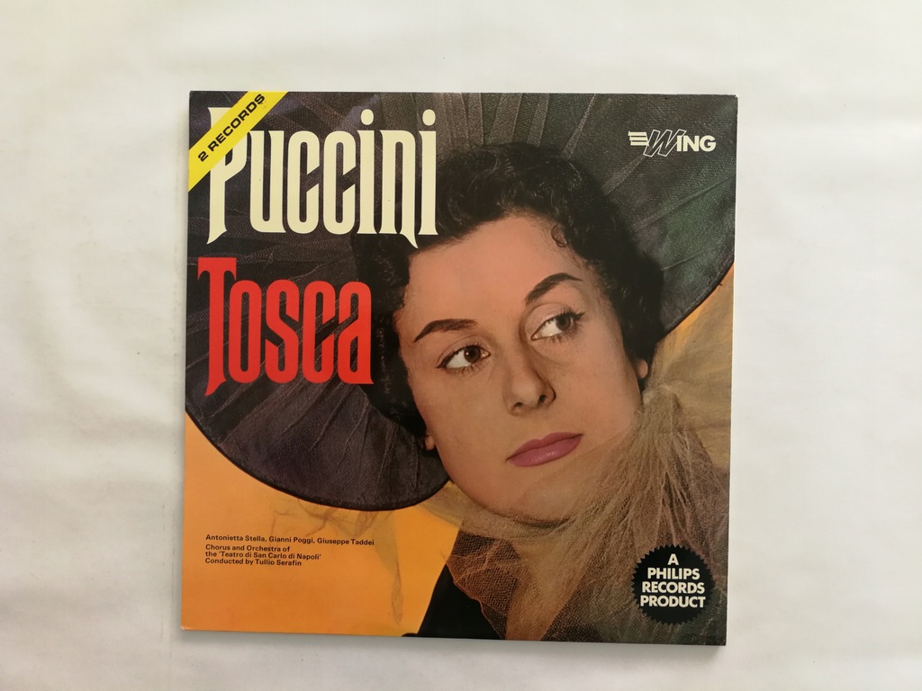 PUCCINI TOSCA STELLA POGGI TADDEI SERAFIN LP (P28) - 9106894770 ...