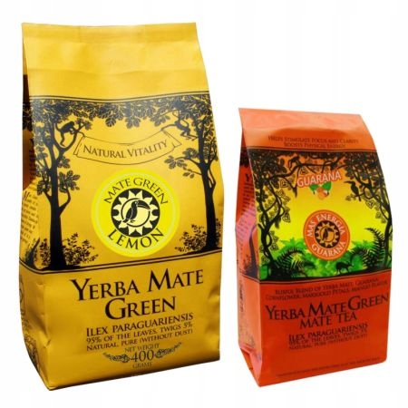 Yerba Mate Lemon Mas Energia Guarana Zestaw