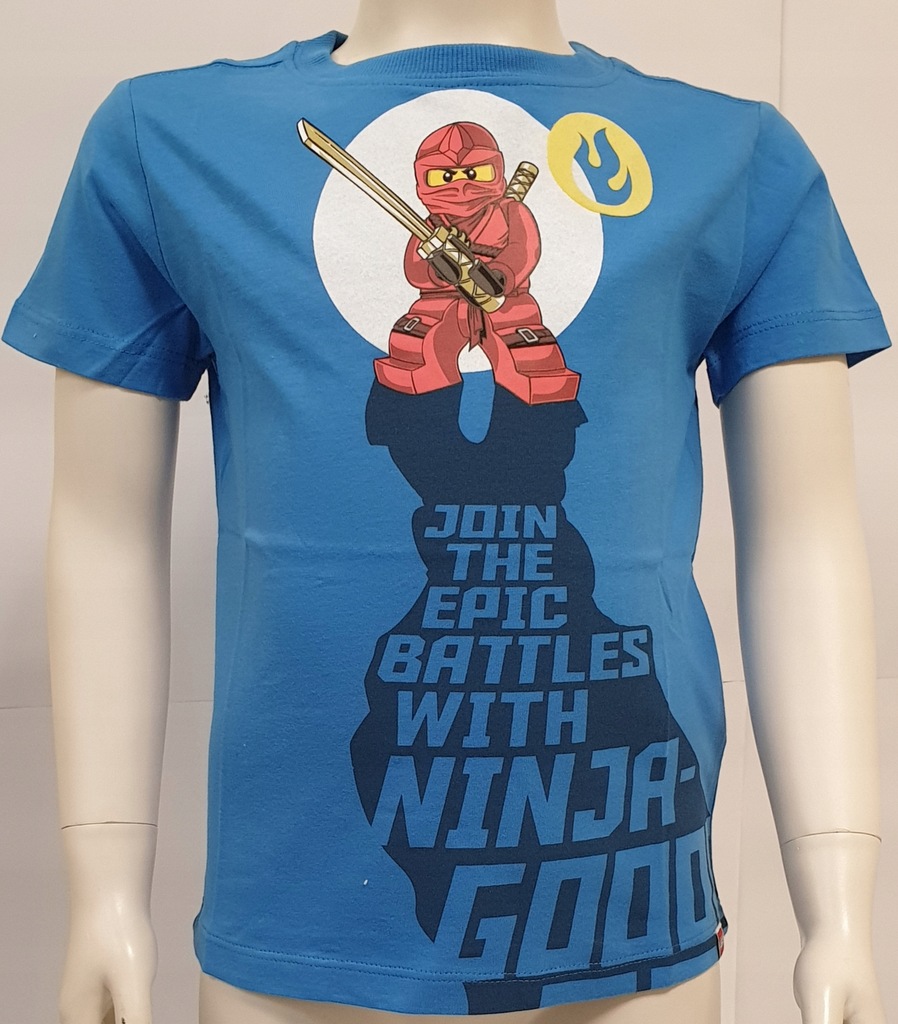 T-shirt LEGO NINJAGO TEO 503 niebieski r.116