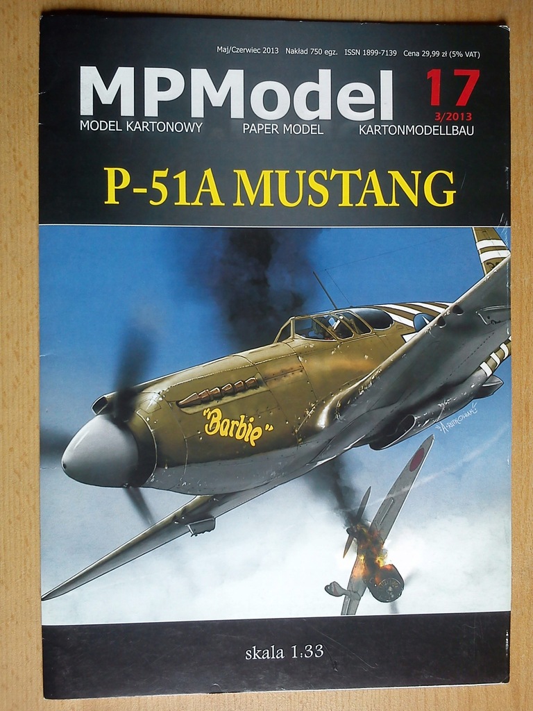 MPMODEL MYŚLIWIEC P-51A MUSTANG